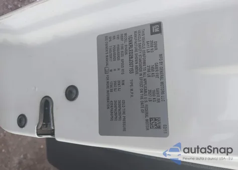 2011 Chevrolet Traverse Ltz from USA, damaged, VIN 1GNKRLED2BJ307153